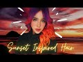 DIY Sunset Inspired Hair Tutorial | Jessica Godinez