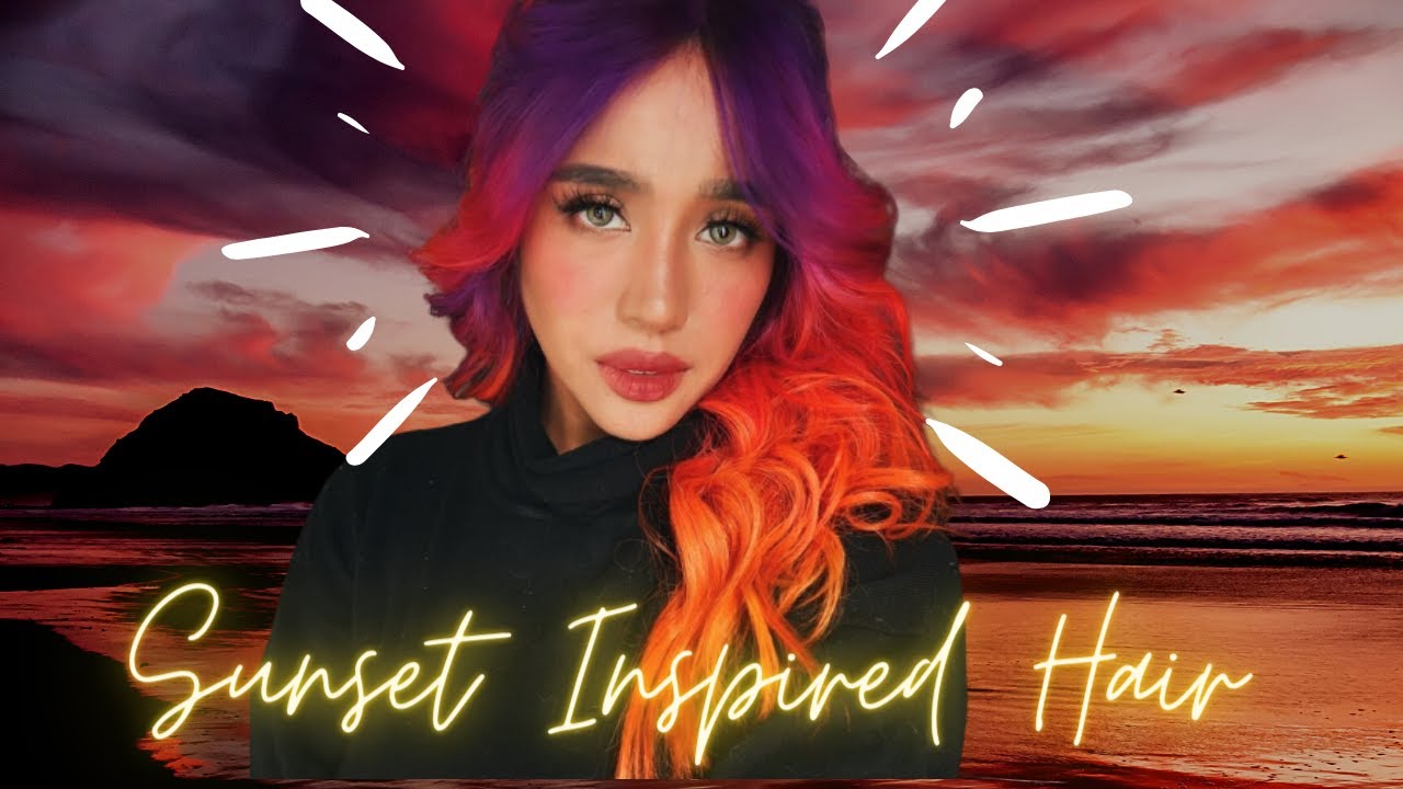 DIY Sunset Inspired Hair Tutorial | Jessica Godinez