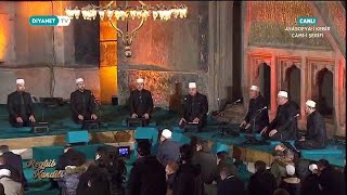 Tüm İlahiler ve Salavatlar, Ayasofya Camii Regaip Kandili Özel Programı (18.02.2021)