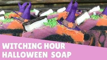 MAKING WITCHY COLD PROCESS SOAP WITH SOAP DOUGH EMBEDS| GYPSYFAE CREATIONS