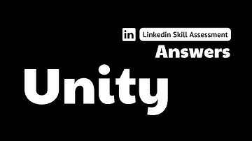 unity linkedin assessment answers || theanswershome