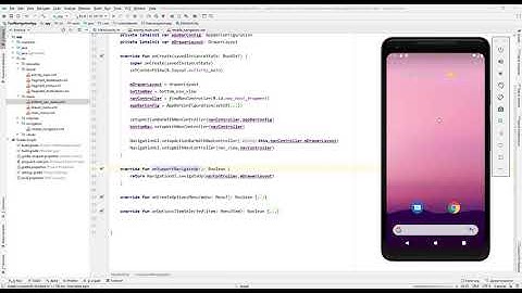 Android Navigation Component :  Navigation Drawer - Implementation
