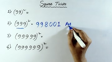 Square short tricks in hindi | Square shortcut tricks