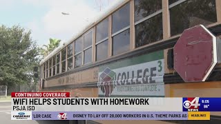 PSJA ISD buses equipped with Wi-Fi