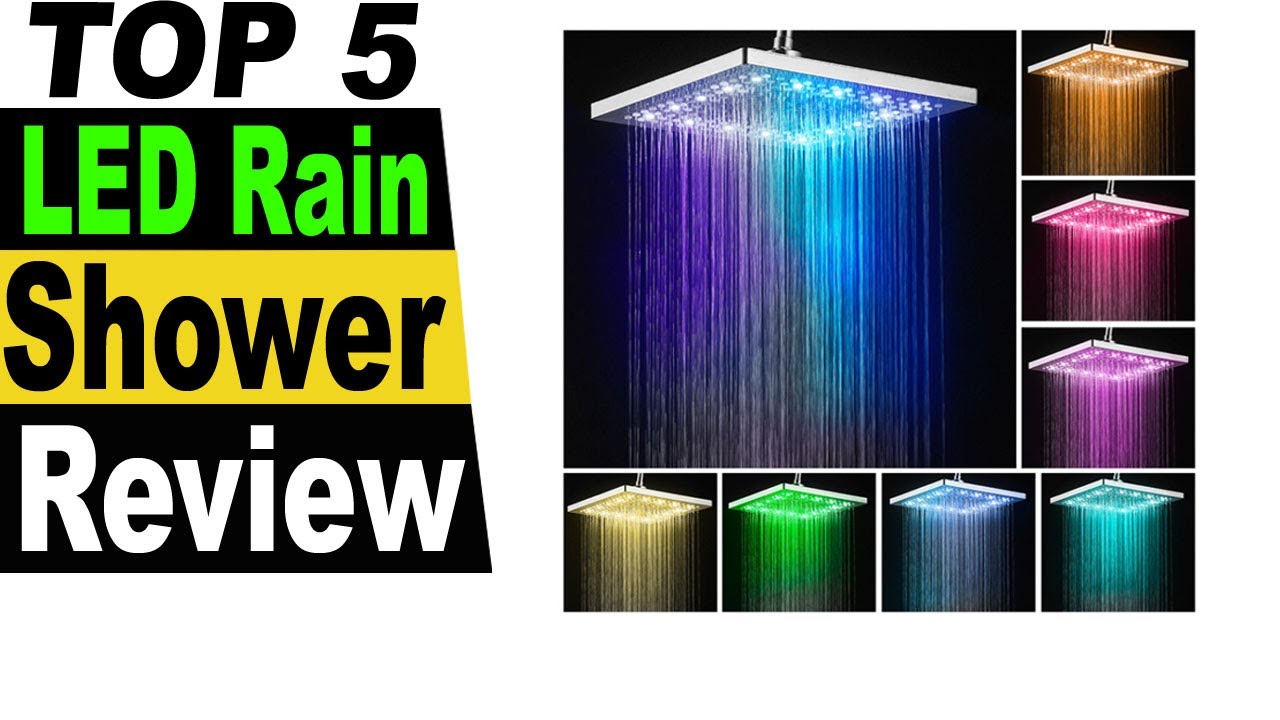 TOP 5 Best LED Rain Shower Review 2023 YouTube