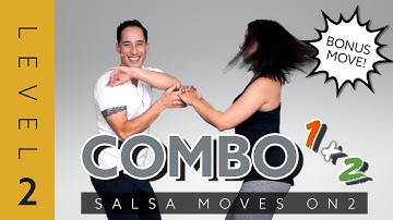 Combining Combos + Ladies’ Styling + Bonus Move |  Fun Follow-Along Salsa On2 Partnering