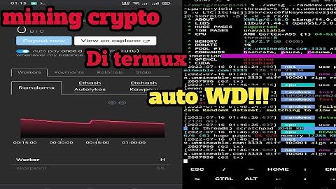 Cara mining crypto dengan termux | dari awal sampai WD!!