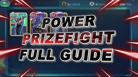 Power Prizefight Full Guide  - Art of Conquest