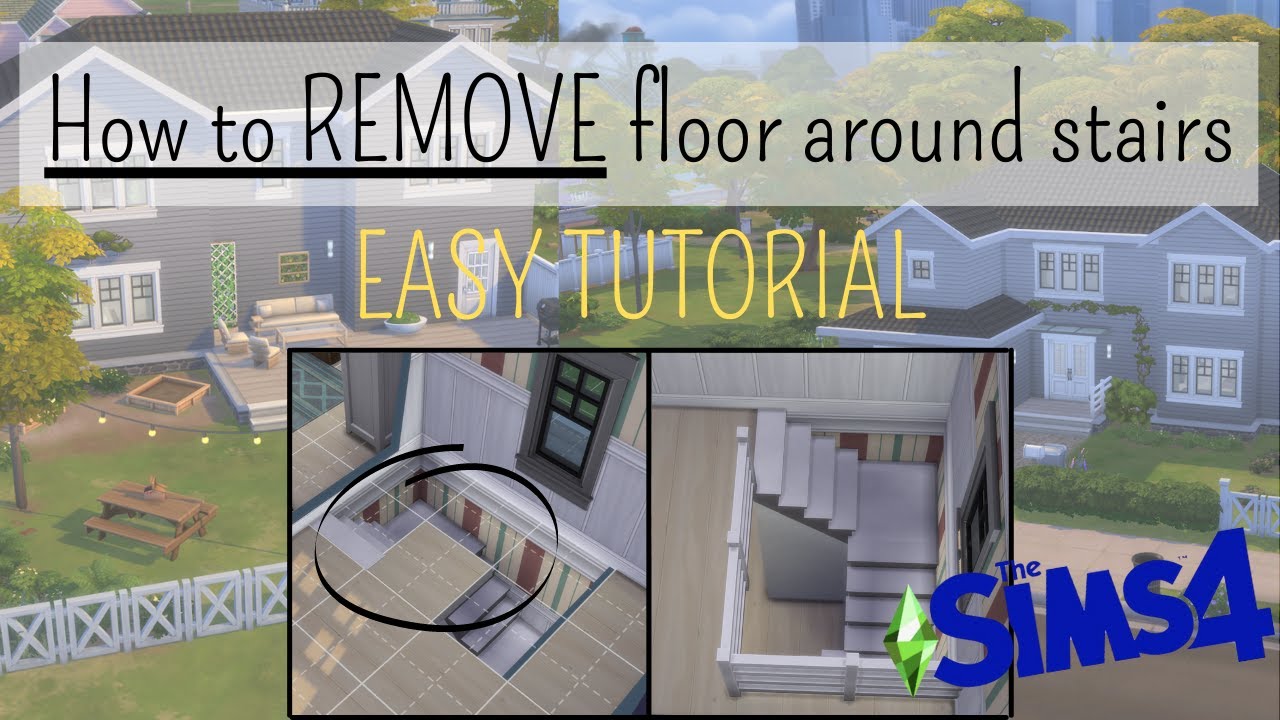 The Sims 4 How To Remove Floor Around