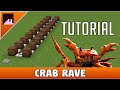 Crab Rave Minecraft Noteblock Tutorial | Meme song Note block tutorial