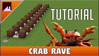 Crab Rave Minecraft Noteblock Tutorial | Meme song Note block tutorial Resimi