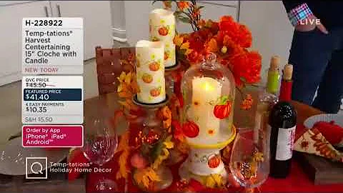 Temp-tations Home Decor Harvest Show on QVC
