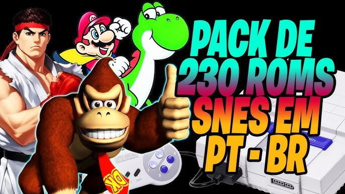 PACK 230 ROMS - SNES - EM PT _ BR 