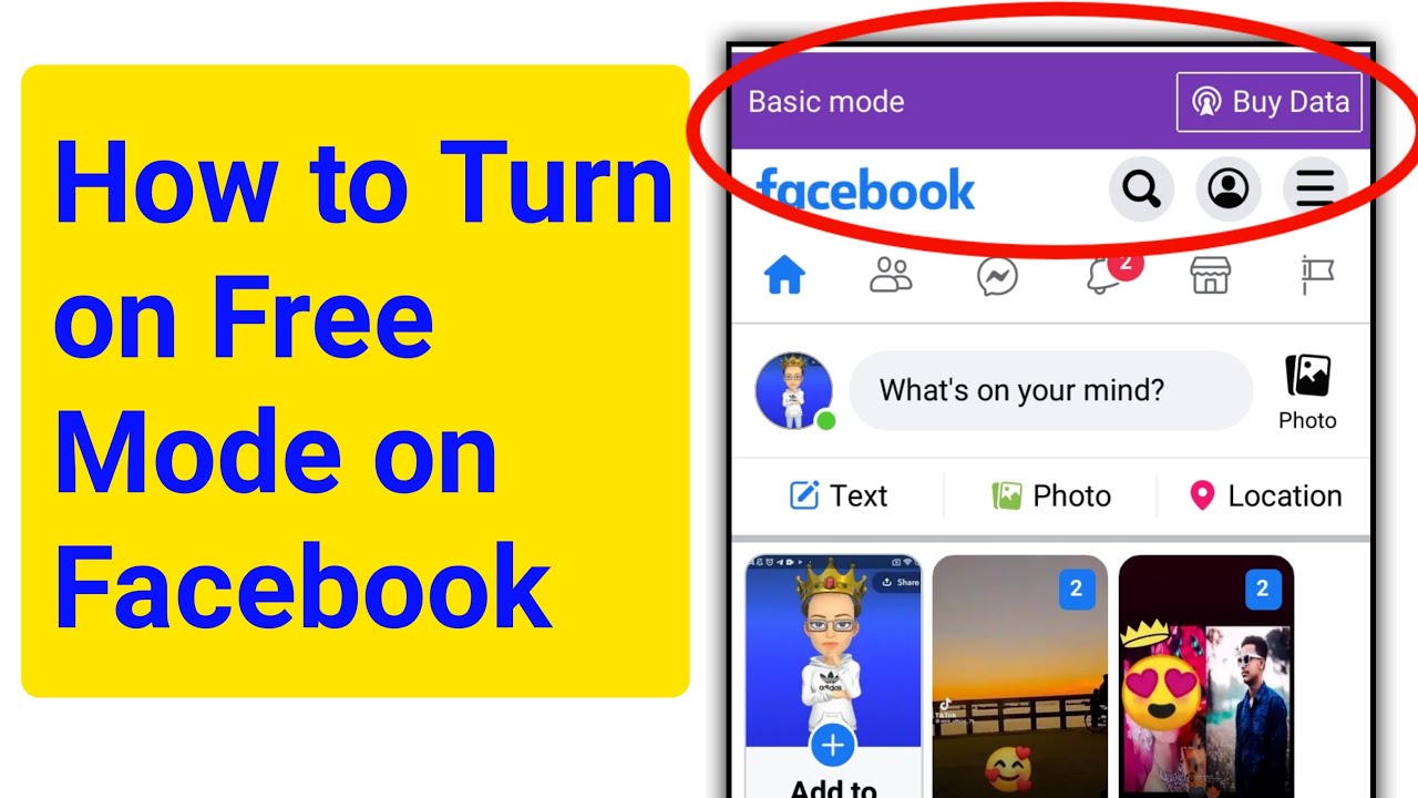 How to Turn on Free Mode on Facebook 2024। Enable Facebook Free Mode