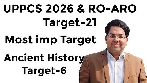 UPPCS 2026 & RO-ARO Target-21|Ancient History Target-6|Selection की गारंटी #uppcs#uppsc 