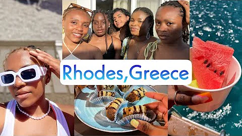 Vlog| Rhodes, Greece| Girls Trip| Boat cruise| Ama...
