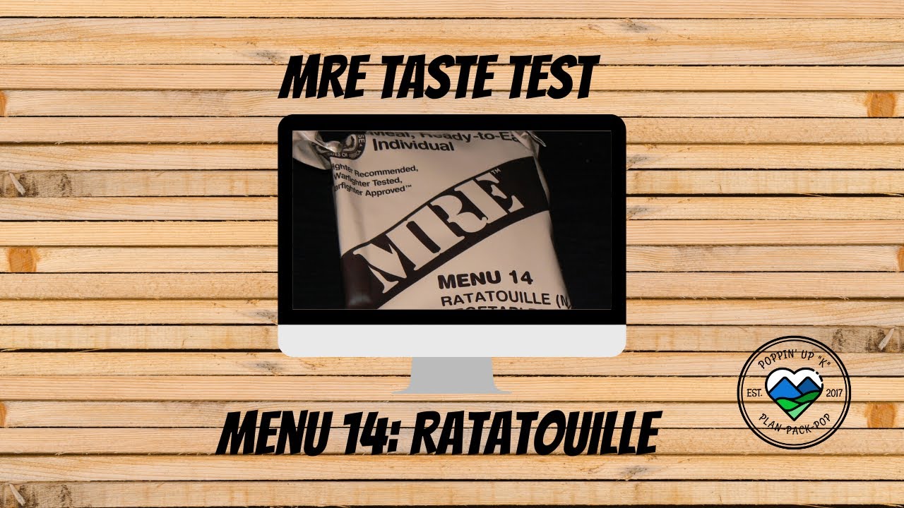 Mre Taste Test Menu 14 Ratatouille Youtube