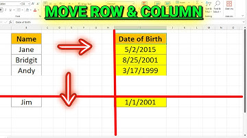 How to Move Rows & Columns in Excel (The Quickest Way)