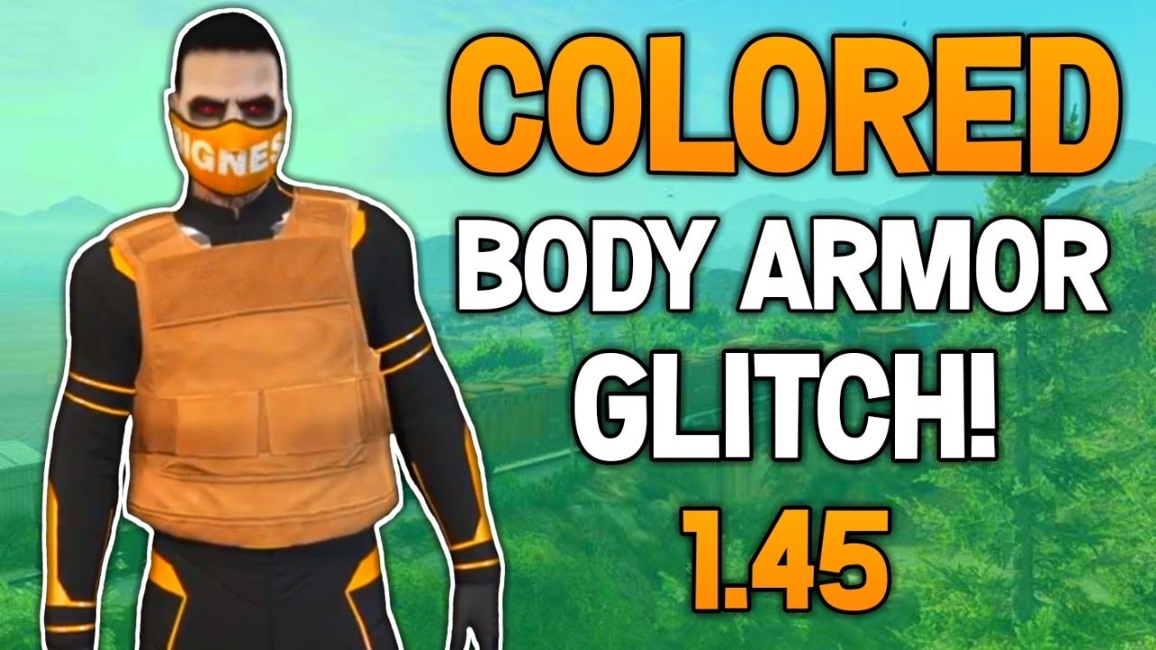 GTA 5 Save COLORED Body Armor Glitch 1.45! MERGE WITH ANY OUTFIT! (Best