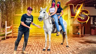 CORRIDA de CAVALO com as AMAZONAS