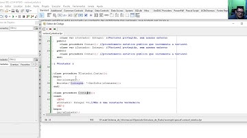 Lazarus/Delphi - Usando Variável Estática.
