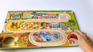 Pull-back BUSY CAR book