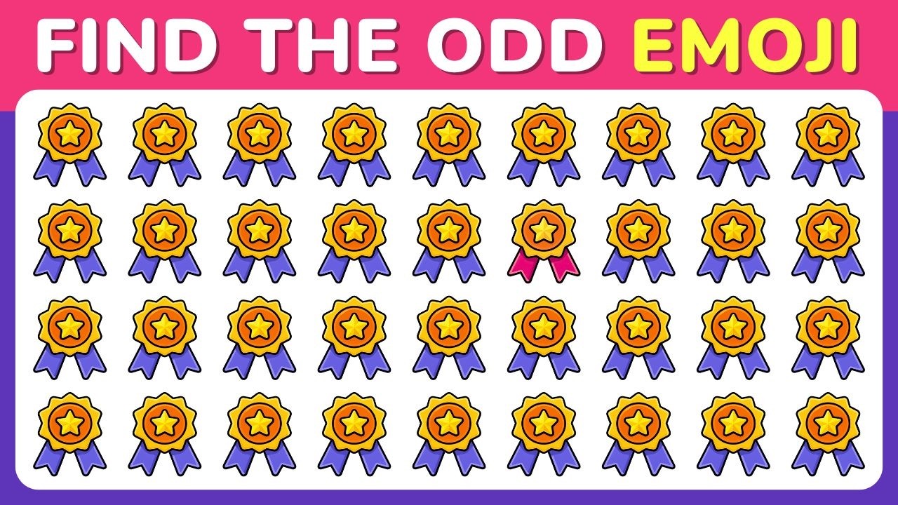 Find the ODD one out ☘️🎁🍋‍🟩🐓🌺| Emoji Quiz | Easy-Medium-Hard level | #quiz #challenge