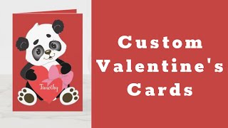 Customize a Valentine s Day Greeting Card