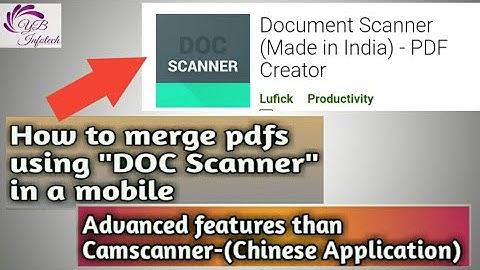 How to merge pdfs using 