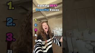 Ranking BEST Powerful Voices😲💗