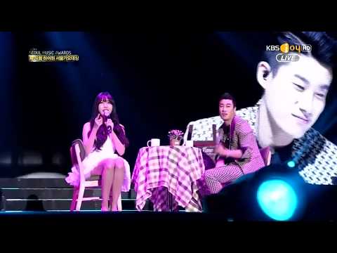 San E & Raina  A Midsummer Night's Sweetness 150122 KBSjoy Seoul Music Awards Kpop Live