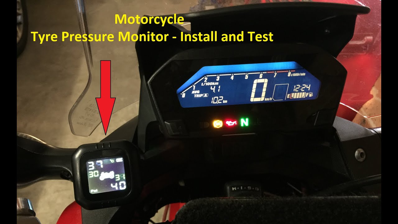 Jansite Motorcycle TPMS Moto Système de Surveillance de la