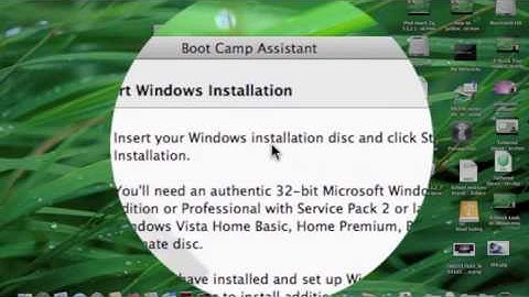 How to create a boot camp partition - 2010