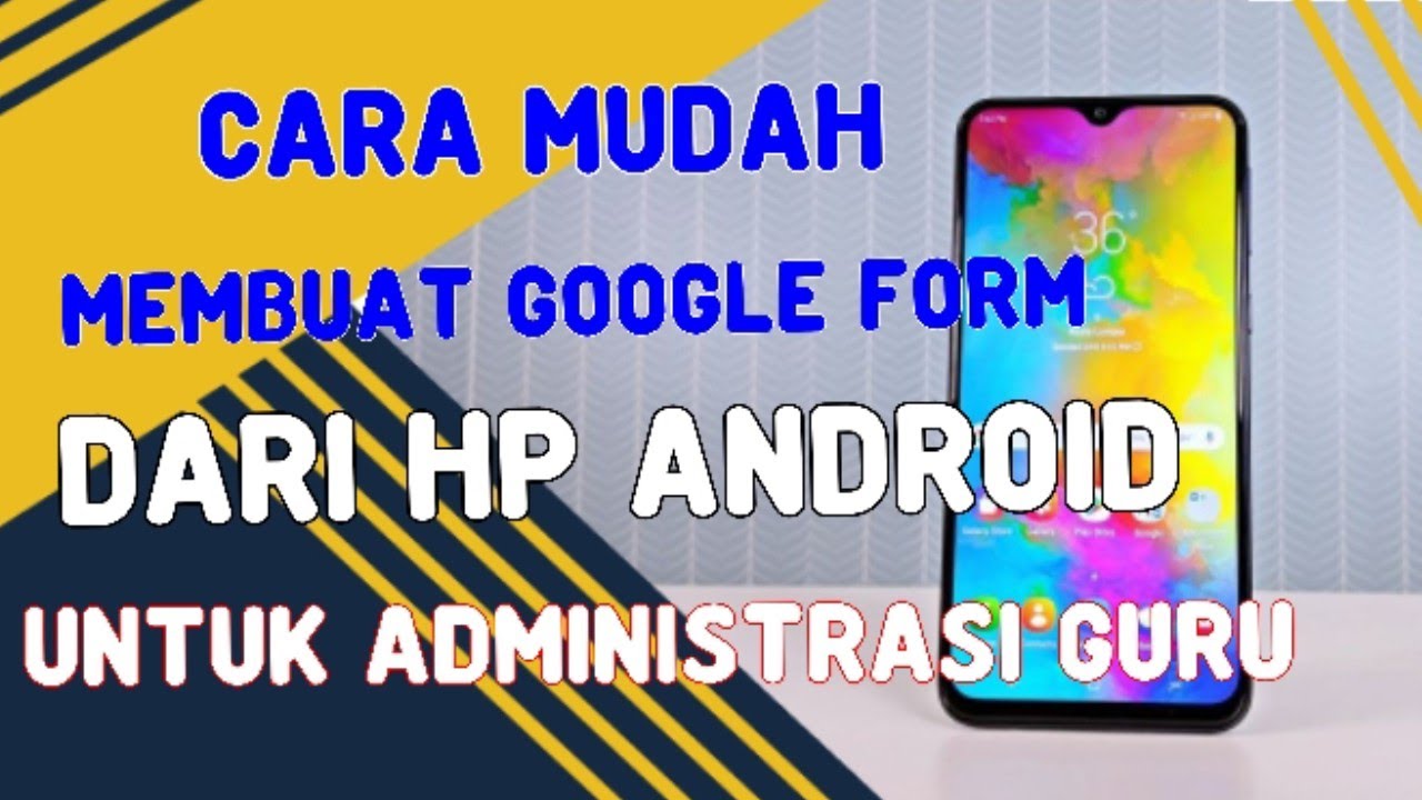 Cara Mudah membuat Google Form di HP Android 