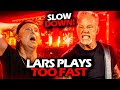 James hetfield gets angry when lars ulrich plays too fast live 2024 metallica