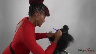 Learn How to Braid! Box Braids and Cornrows By Magic Fingers Studio