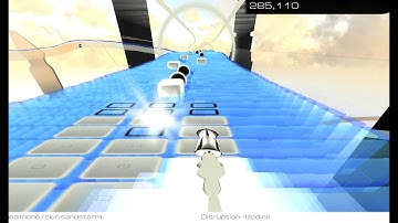 Audiosurf 2 (Early Access) Gameplay HD - Mono/Sandstorm skin