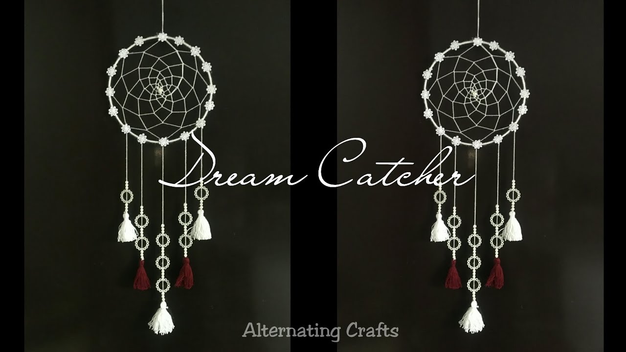 DIY Dream Catcher | Super Easy way to make Dream Catcher Web | Step by ...