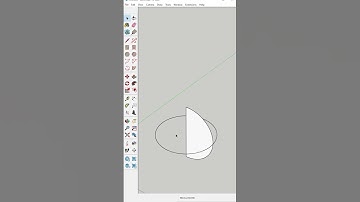 Sketchup 04 : Cách để vẽ hình cầu bằng công cụ Follow me trong Sketchup #sketchup #architecture