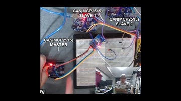 🔥🐻 아두이노와 CAN통신모듈(MCP2515) 1:2통신으로 LED제어해보기!#Shorts