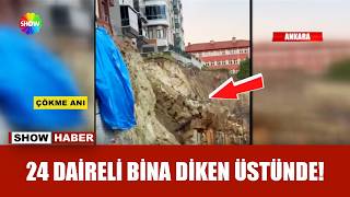 İstinat duvarı yerle bir oldu!
