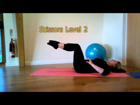 Physio Pilates - Scissors (Level 1 + 2) & One leg stretch Level 1