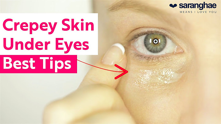 How do you hydrate under your eyes?