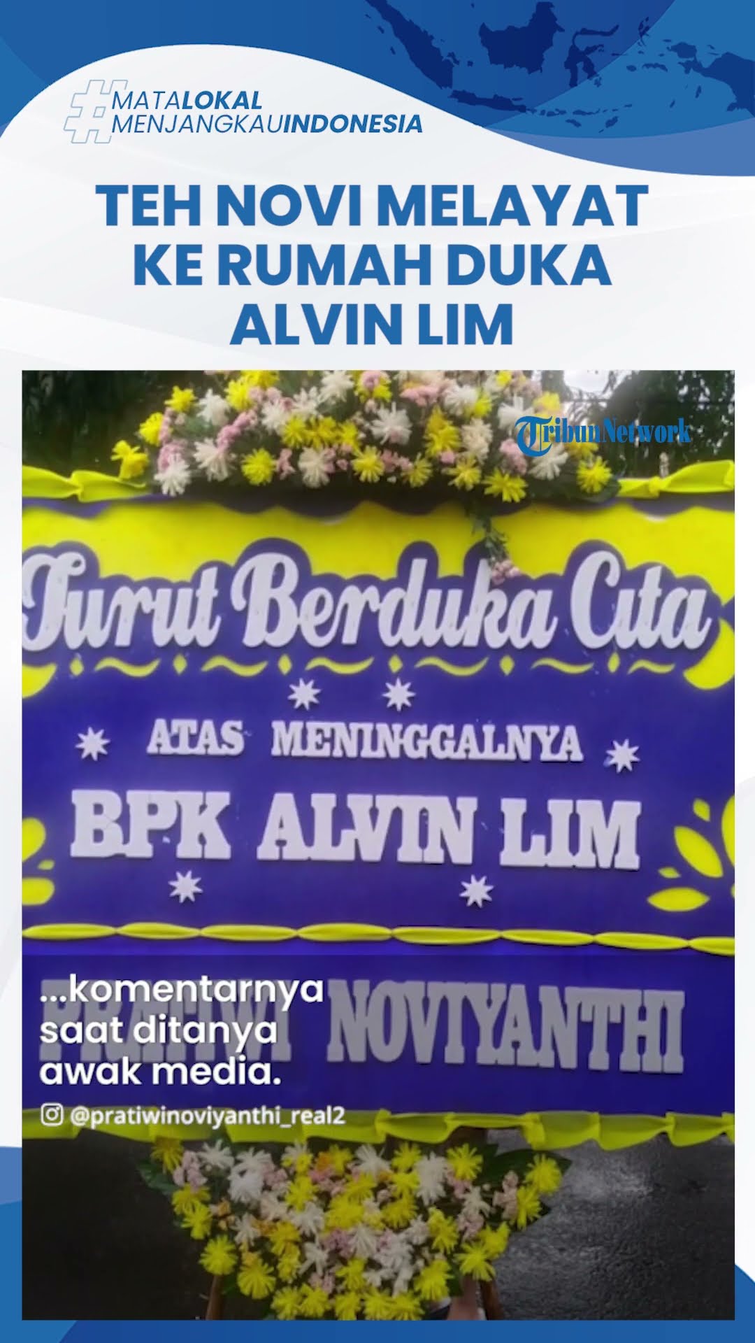 Ketulusan Pratiwi Noviyanthi Layat ke Rumah Duka Alvin Lim, Enggan Beri Komentar: Permisi, Maaf ya