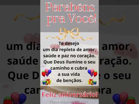 28 De Agosto 🎀 Uma Mensagem de Aniversário Linda e Emocionante! Para alguém muito especial!