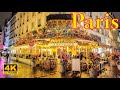 Paris,France 🇫🇷- Novembre 2023 4K HDR - Walking Tour | Christmas Walk | Paris 4K | A Walk In Paris