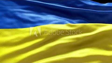 4k render Ukraine Flag video waving in wind Ukraine Flag Wave Loop waving in wind Ukraine Flag