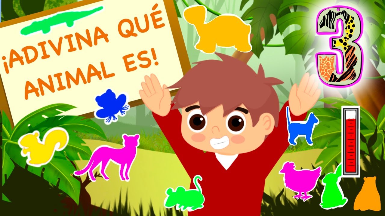 ¡Adivina qué animal es! 🐾 | PARTE 3. Juego de Animales para Niños - YouTube