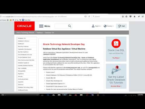 Download and Install Oracle Database Developer on Virtualbox
