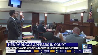 Judge will allow Ruggs’ blood test as evidence in deadly crash case